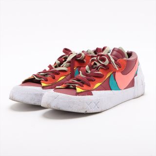 ナイキ(NIKE)のナイキ サカイ カウズ コラボ BLAZER LOW Team Red DM7901-600 レザー スニーカー おしゃれ 28cm 替ヒモ有 メンズ ENT 1030-E13(スニーカー)