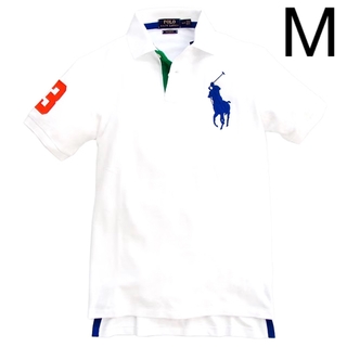 ポロラルフローレン(POLO RALPH LAUREN)のラルフローレン　ポロシャツ　ホワイト　Mサイズ(ポロシャツ)