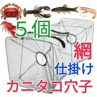 ５個セット、仕掛け網小　カニタコ穴子根魚ウナギ狙い(その他)