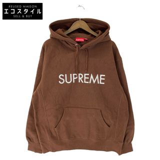 Supreme - シュプリーム ﾌﾞﾗｳﾝ ｷｬﾋﾟﾀﾙﾌｰﾃﾞｯﾄｽｳｪｯﾄｼｬﾂ L