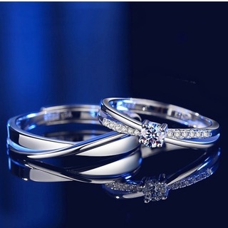 【残３】S925　ペアリング　メンズ　レディース　結婚指輪　婚約指輪　ギフト(リング(指輪))