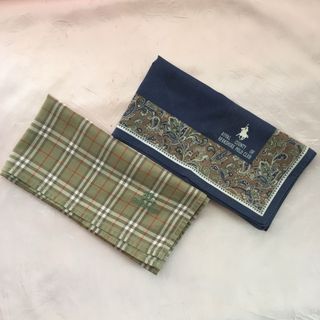 バーバリー(BURBERRY)のバーバリー（BURBERRY）ハンカチ と ポロ（POLO）のハンカチ(ハンカチ/ポケットチーフ)