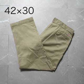 ディッキーズ(Dickies)のディッキーズ　ワークパンツ　W42 L30 ベージュ　オーバーサイズ　ストリート(ワークパンツ/カーゴパンツ)