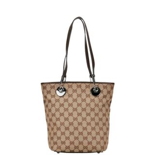 グッチ(Gucci)のグッチ GGキャンバス ハンドバッグ トートバッグ 120840 キャンバス レディース GUCCI 【1-0151789】(ハンドバッグ)