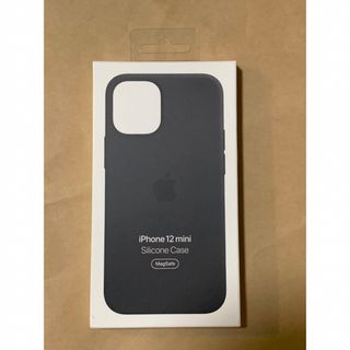 アップル(Apple)のMagSafe対応 iPhone 12 mini シリコーンケースブラック(iPhoneケース)