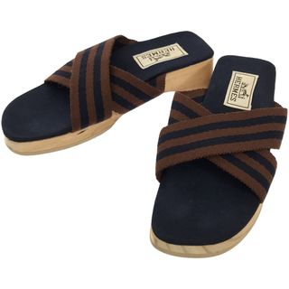 エルメス(HERMES)のHERMES エルメス フールトゥウッドサンダル  ブラウン 36(サンダル)