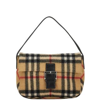 バーバリー(BURBERRY)のバーバリー ノバチェック ショルダーバッグ ウール レディース BURBERRY 【1-0152104】(ショルダーバッグ)