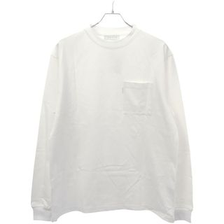 フューチャー(FUTUR)のFUTUR フューチャー ロングスリーブプリントカットソー  ホワイト M(Tシャツ/カットソー(七分/長袖))