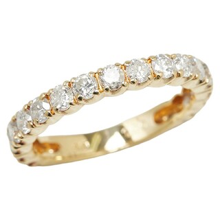 美品 K18YG イエローゴールド リング 指輪 ダイヤ 1.00ct 【1-0153401】(リング(指輪))