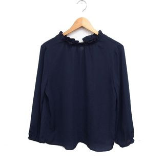 ロペピクニック(Rope' Picnic)のロペピクニック ROPE Picnic シアー ブラウス 長袖 フリルネック(シャツ/ブラウス(長袖/七分))