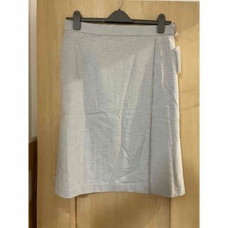 ユニクロ(UNIQLO)のUNIQLO ラップナロースカート＋　03グレー　XXL(ひざ丈スカート)