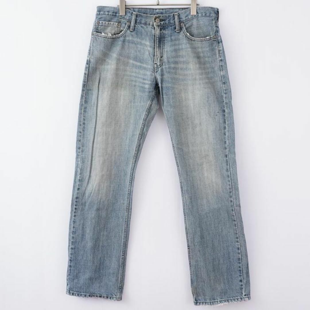 Levi's - リーバイス514 Levis W34 ブルーデニム 青 パンツ ヒゲ Levi's - リーバイス514 Levis W34 ブルーデニム 青 パンツ ヒゲ