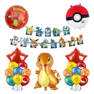 新品ポケモン バルーン 飾り　22点セット　風船　誕生日飾り(その他)