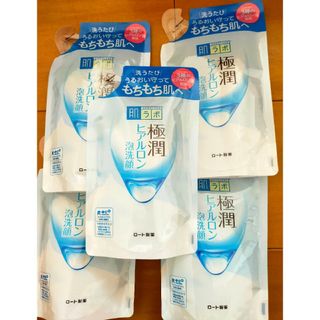 肌ラボ 極潤 ヒアルロン泡洗顔 つめかえ用(140ml)✖５個(その他)