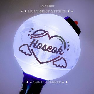 ボウダンショウネンダン(防弾少年団(BTS))のBTS J-HOPE ホビ ホソク ペンライト アミボム ステッカー 天使(アイドルグッズ)