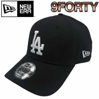 ニューエラー(NEW ERA)のニューエラ キャップ newera 帽子 9FORTY 黒x白 LA ドジャース(キャップ)