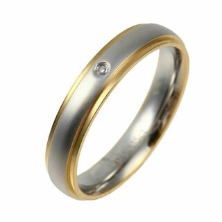 天然 ダイヤモンド リング ゴールド プラチナ 仕上げ ペアリング 結婚指輪(リング(指輪))