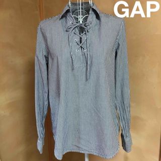 GAP - GAP  ストライプ  シャツ リボン