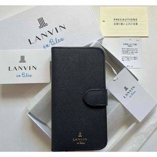 LANVIN en Bleu - ⑤ランバンオンブルー スマホケース リュクサンブールiPhoneX ネイビー