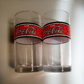 コカコーラ(コカ・コーラ)のコカ・コーラ　昭和レトロ　グラス　2個(グラス/カップ)