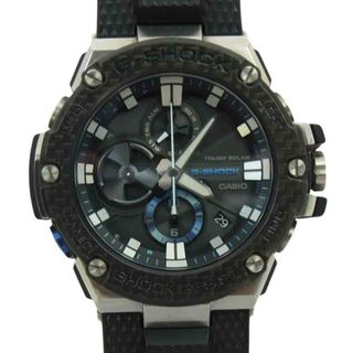 G-SHOCK - G-SHOCK ジーショック 時計 GST-B100 カーボンベゼル ラバーベルト タフソーラー 腕時計 ウォッチ ブラック系【中古】