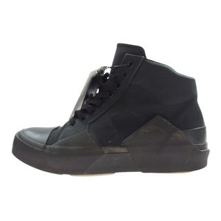 ユリウス(JULIUS)のJULIUS ユリウス スニーカー 18ss 617FWM9 MULTI EDGE SOLE SNEAKER マルチ エッジ ソール ハイカット スニーカー ブラック系 1【中古】(スニーカー)