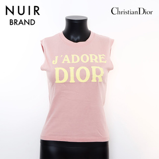 クリスチャンディオール(Christian Dior)のディオール Dior タンクトップ ロゴ 38 半袖Ｔシャツ(Tシャツ(半袖/袖なし))