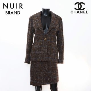 シャネル(CHANEL)のシャネル CHANEL ツイード ジャケットxスカート Size:38 スーツ(スーツ)