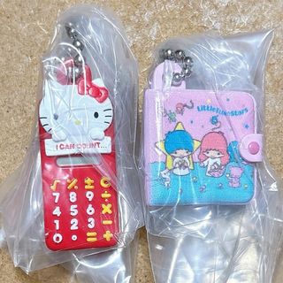 サンリオ(サンリオ)のサンリオ レトロミニチュアチャーム ガチャ 電卓 財布(その他)