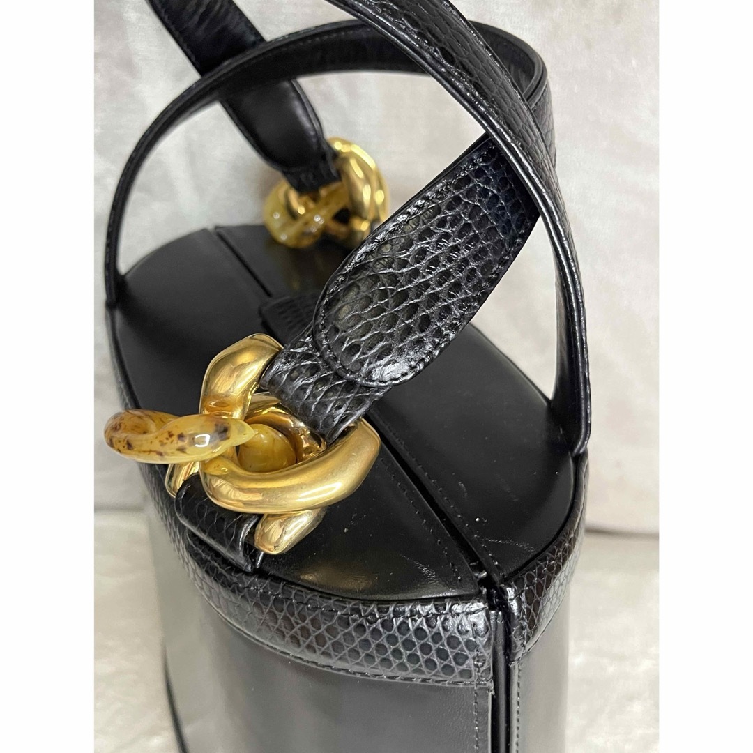 emanuel ungaro - ウンガロ UNGARO バニティバッグ ハンドバッグ emanuel ungaro - ウンガロ UNGARO バニティバッグ ハンドバッグ