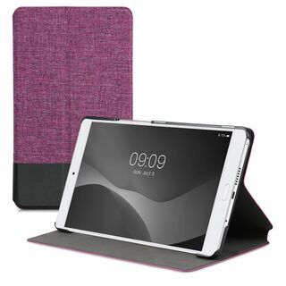 【色:薄ピンク/黒色】kwmobile 対応: Huawei MediaPad (タブレット)