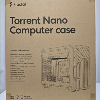 Torrent Nano White RGB TG Clear Tint(PCパーツ)