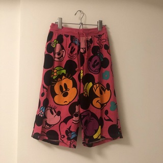 Disney - ディズニー　ミッキーミニー　ルームウェアハーフパンツ　Lサイズ　ピンク