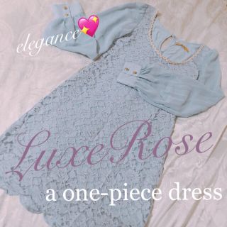 リュクスローズ(Luxe Rose)のLuxe Rose☆レースワンピ(ミニワンピース)