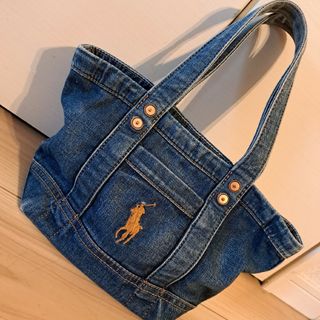 ポロラルフローレン(POLO RALPH LAUREN)のPOLO RALPH LAUREN ポロ ラルフローレン デニム トート バッグ(トートバッグ)