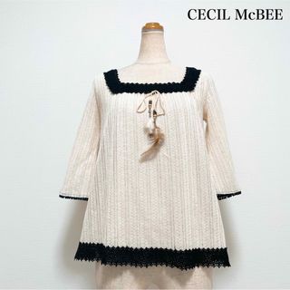 セシルマクビー(CECIL McBEE)のCECIL McBEE ボヘミアンレースブラウス Y2K 韓国風 ウォニョン(シャツ/ブラウス(長袖/七分))