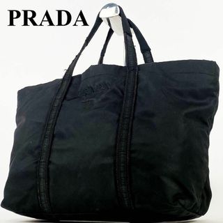 PRADA - 【美品】PRADA プラダ トートバッグ ハンドバッグ  ナイロン 黒 A4