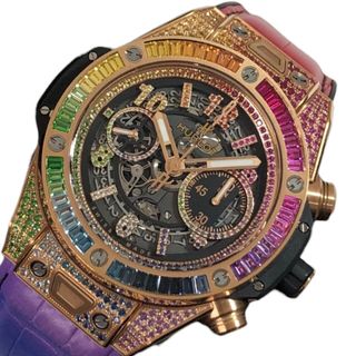 ウブロ(HUBLOT)の　ウブロ HUBLOT ビッグバン ウニコ キングゴールド レインボー 411.OX.9910.LR.0999 メンズ 腕時計(その他)