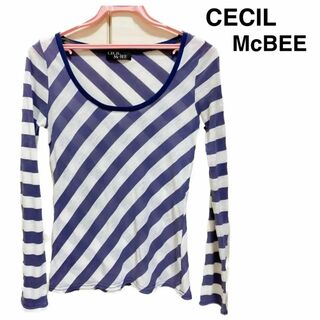 CECIL McBEE - 【激安セール】CECIL McBEE ボーダートップス　長袖