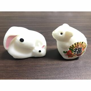 新春石鹸 干支 ネズミ(鼠)とウサギ(兔) ソープ(ボディソープ/石鹸)