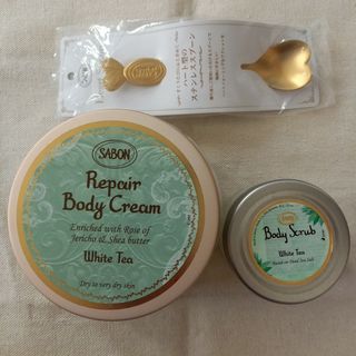 サボン(SABON)の☆豪華おまけ付き♡SABONサボン ボディーリペアクリーム ホワイトティー(ボディクリーム)