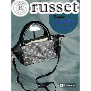 Russet - russet ラシット　ミニバック　ショルダー　2way 総柄　ナイロン