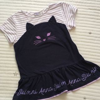 ANNA SUI mini - 140 アナスイミニ　Tシャツ　ANNA SUI