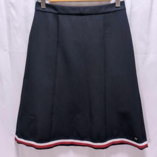 トミーヒルフィガー(TOMMY HILFIGER)の【美品】TOMMY HILFIGER フレアスカート ボーダー 4(ひざ丈スカート)