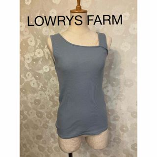 ローリーズファーム(LOWRYS FARM)のLOWRYS FARM タンクトップ　アシンメトリー(タンクトップ)