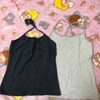 ユニクロ(UNIQLO)のUNIQLO タンクトップ　2枚セット　Mサイズ(タンクトップ)