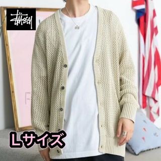 STUSSY - 【未使用】Stussy LOOSE GAUGE CARDIGAN Lサイズ