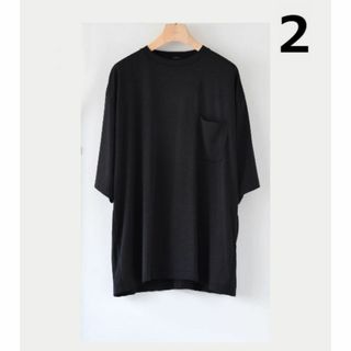 未使用 COMOLI 24SS サマーウール 半袖 Tシャツ 2