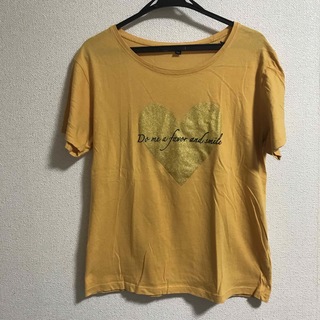 ゴールドハート　Tシャツ(Tシャツ(半袖/袖なし))
