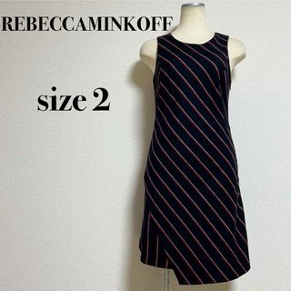 レベッカミンコフ(Rebecca Minkoff)のREBECCAMINKOFF ワンピース ドレス ウールワンピース 美シルエット(ミニワンピース)